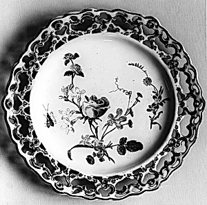 Plate by Veuve Perrin Factory