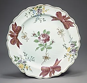 Plate by Veuve Perrin Factory|Pierret Candelot