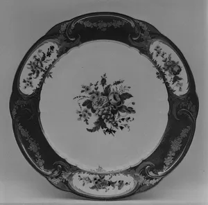 Plate (Assiette à palmes) (1 of 102) (part of a service)