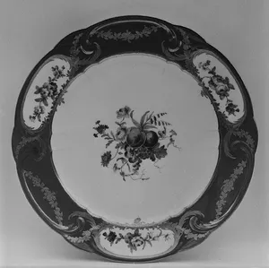 Plate (Assiette à palmes) (1 of 102) (part of a service)