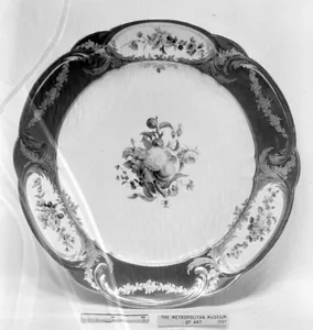 Plate (Assiette à palmes) (1 of 102) (part of a service)