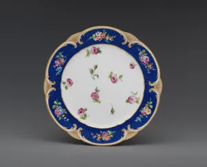 Plate (assiette à palmes)