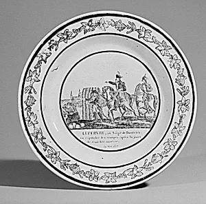 Plate (one of a set of five)