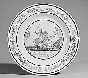 Plate (one of a set of five)