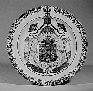 Plate (one of two) by Unknown Artist