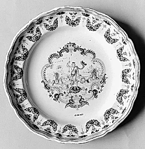 Plate or tray
