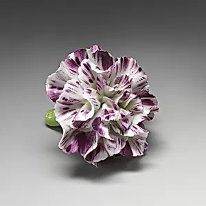 Porcelain flower (one of a set of nine) by Unknown Artist