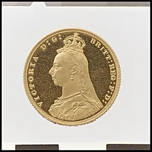 Queen Victoria "Jubilee Head" proof sovereign
