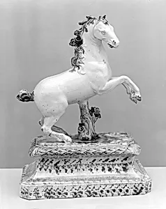 Rearing horse