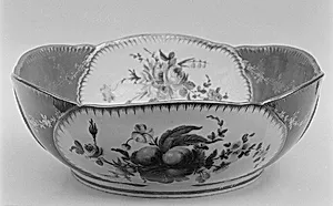 Salad bowl (saladier) (one of six) (part of a service) by Sèvres Manufactory|Jean-Nicolas Le Bel