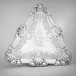 Salver for a teakettle