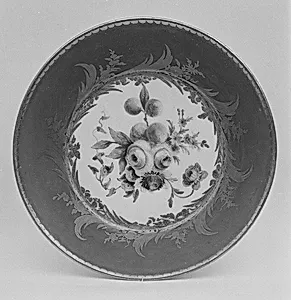 Saucer (one of nine) (part of a service)