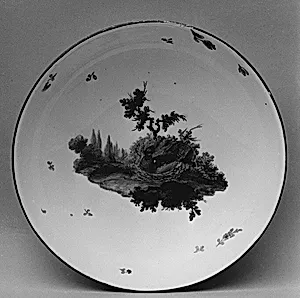 Saucer (part of a service) by Frankenthal Porcelain Manufactory|Karl Theodor period|Adam Bergdoll