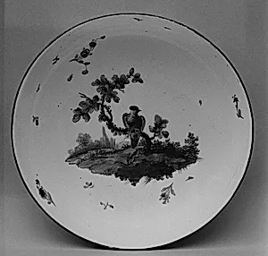 Saucer (part of a service) by Frankenthal Porcelain Manufactory|Adam Bergdoll|Karl Theodor period
