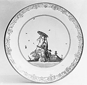 Saucer (part of a set) by Meissen Manufactory