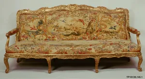 Settee (canapé) (part of a set)