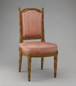 Side chair (chais à la reine) (one of a pair)