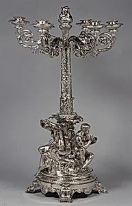 Six-light candelabrum