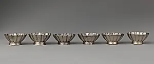 Six miniature cups (part of a set)