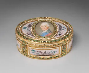 Snuffbox with portrait of a man, probably Prinz Karl von Sachsen (1733–1796)