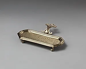 Snuffers tray (part of a toilet service)