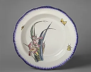 Soup plate (part of a set of three) by Félix Bracquemond|Lebeuf et Milliet|Eugêne Rousseau