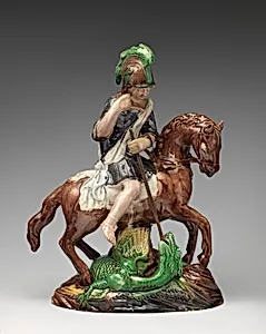 St. George and the dragon by Ralph Wood the Younger
