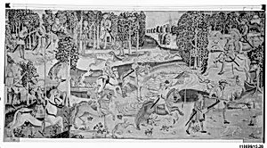 Stag Hunt by Lucas Cranach the Elder