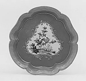 Stand for ice-cream cups (plateau Bourets) (one of four) (part of a service) by Sèvres Manufactory|Jean Armand Fallot