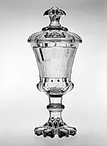 Standing cup with cover by August Böhm