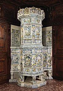 Stove by Tobias Stimmer|Christoph Murer|David II Pfau|Hans Heinrich III Pfau