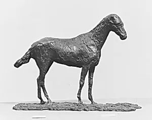 Study of a Mustang by Edgar Degas|A.-A. Hébrard et Cie