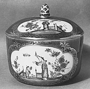 Sugar bowl with cover by Meissen Manufactory|Johann Ehrenfried Stadler