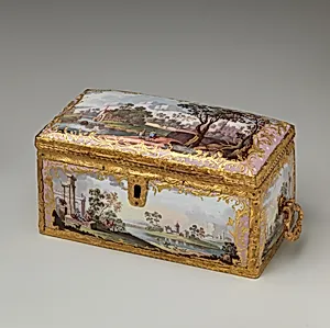 Tea casket (part of a set)