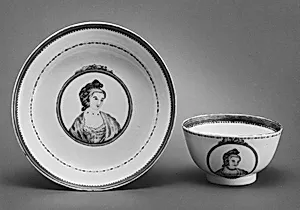 Teabowl and saucer