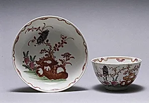 Teabowl and saucer