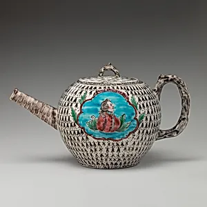 Teapot with portrait of Frederick the Great of Prussia (1712–1786)