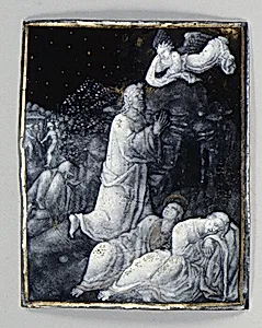 The Agony in the Garden (one of seven) by Jean II Pénicaud|Jean III Pénicaud