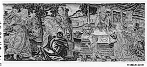 The Annunciation (one of a set of four)