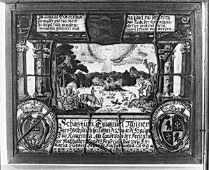 The Creation of the Animals (one of a set of four) by Matthäus Merian the Elder|Muller