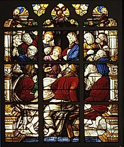 The Disciples in the Upper Room (?)