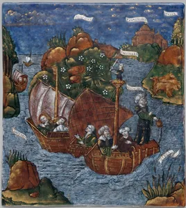 The Fleet of Aeneas Arrives in Sight of Italy (Aeneid, Book III)