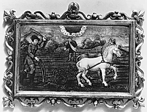 The Labors of the Months: Ploughing (September) by Jean II Pénicaud