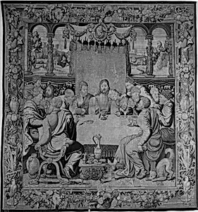 The Last Supper by Michiel Coxie (I)|Unknown|Pieter Coecke van Aelst|Barthélemy van den Kerckhove|Albrecht Dürer|Marcantonio Raimondi
