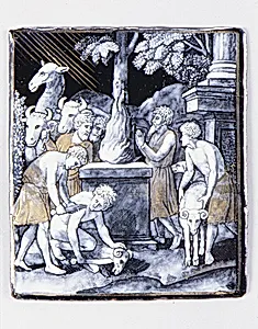The Sacrifice of Noah by Master K.I.P.|Raphael (Raffaello Sanzio or Santi)|Marco Dente