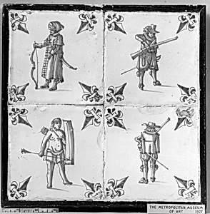 Tile (one of a set of four)