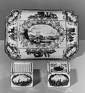 Tray (part of an inkstand) by Meissen Manufactory