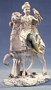 Turkish ruler seated upon a dromedary