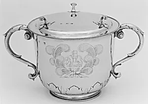 Two-handled cup with cover by Thomas Jenkins