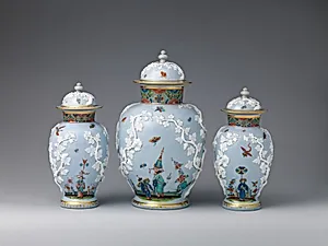 Vase (from a garniture of three) by Meissen Manufactory